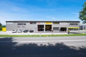 Schmitz AG, Centro pneumatici e scarichi